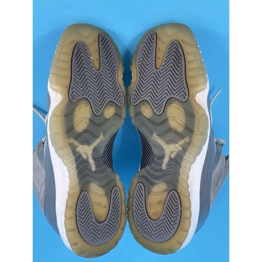 Air Jordan 11 Retro Low Cool Grey Kids 5.5Y Gray White 528896-003